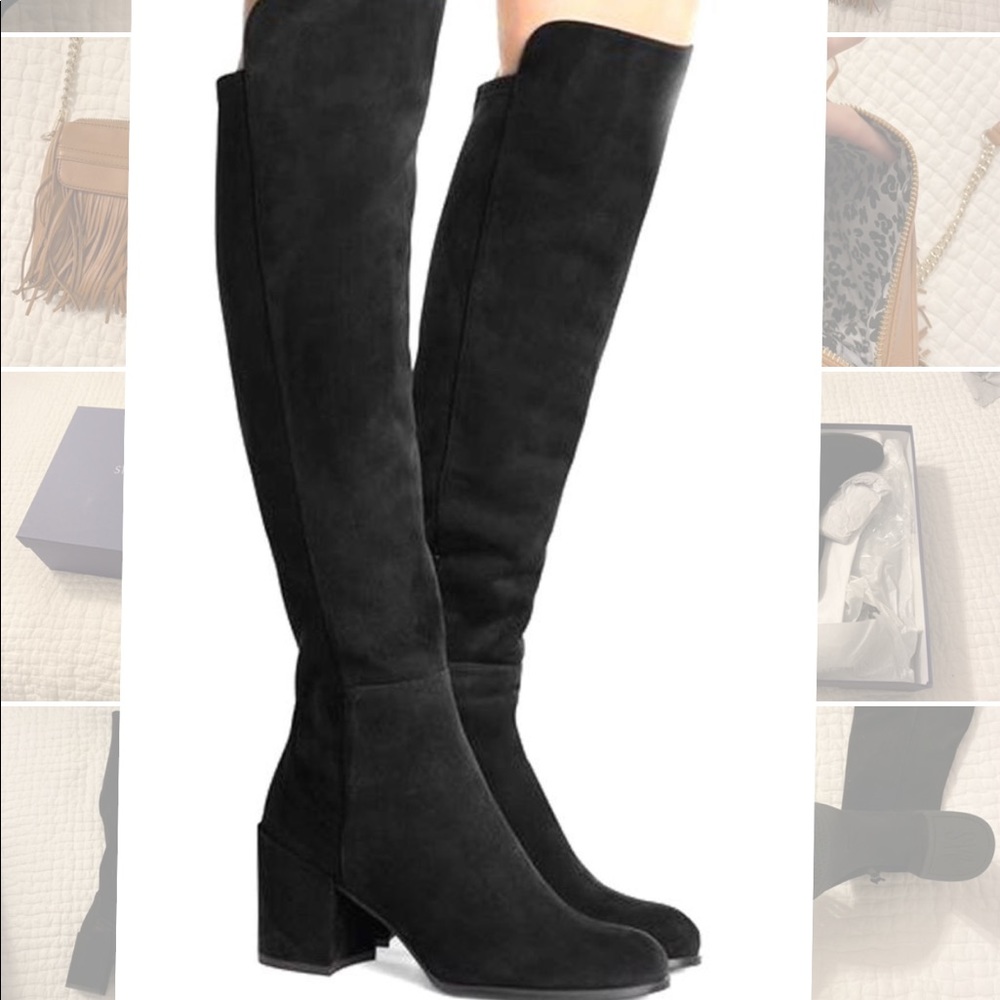 Stuart Weitzman Alljack Boots Black